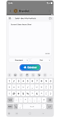 Écran d’un message message texte affichant le bouton Générer.