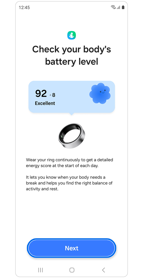 Starter guide for the Galaxy Ring