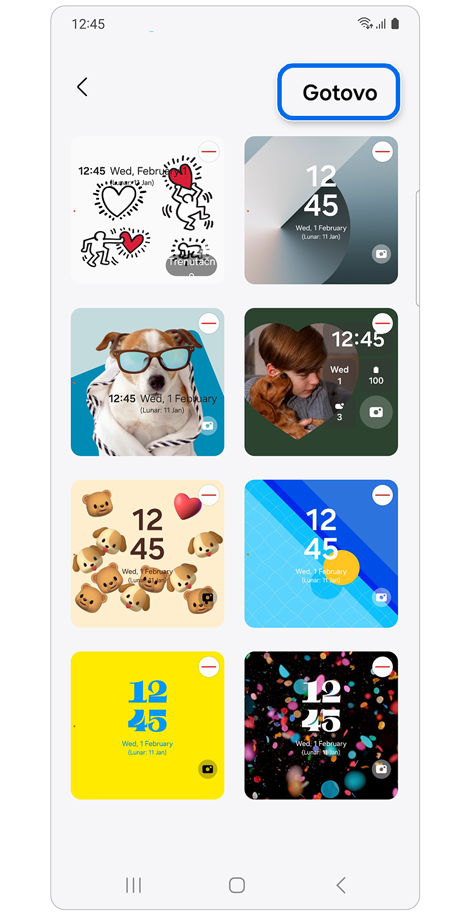 Opcije pokrovnog zaslona