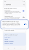 Lista de características de visualización.