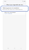 Écran d'accueil du menu de mise à jour du logiciel des écouteurs.