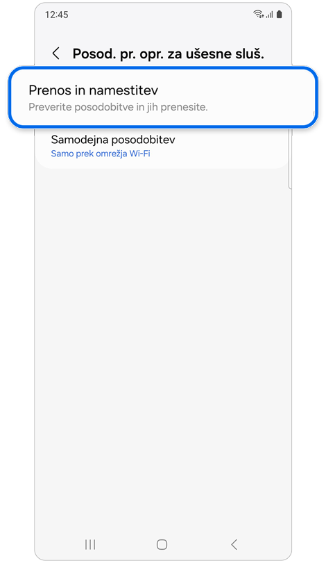 Zaslon »Posod. pr. opr. za ušesne sluš.«
