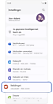 Instellingen startscherm