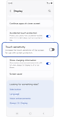 Display setting screen