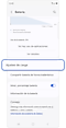 Pantalla de ajustes de la batería