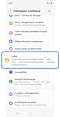 Fülhallgató beállításai képernyő