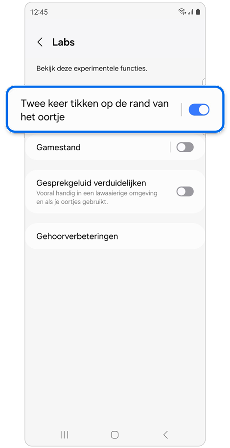 Experimentele functies in Labs