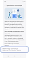 Écran du menu d’optimisation automatique d’un Samsung Galaxy.