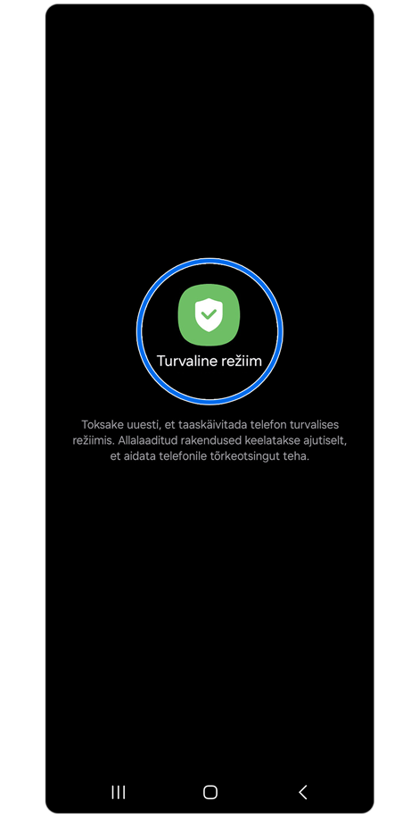 Ekraani käivitamine Turvalises režiimis