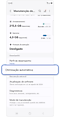 Ecrã de definições Manutenção do dispositivo