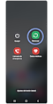 Pantalla de opciones de energía con gesto de presionar las teclas de volumen abajo y encendido