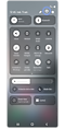 Pantalla de opciones de energía en el panel rápido