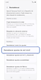 Pantalla de opciones de restablecer.