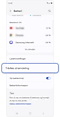 Innstillingskjermbildet for Batteri