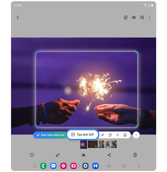 Tính năng Smart select