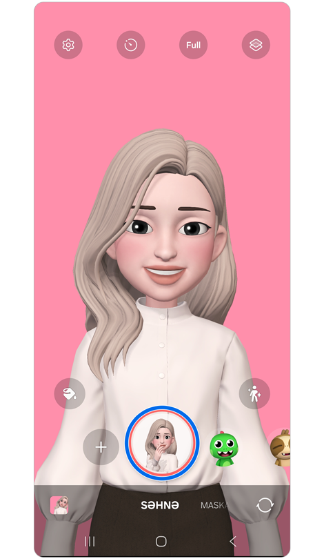 Avatar Kamera ekranı.