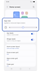App and widget style settings.