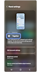 Panel settings screen.
