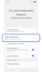 Bixby settings home screen