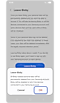 Leave Bixby settings with a pop-up with confirmation of leaving Bixby.