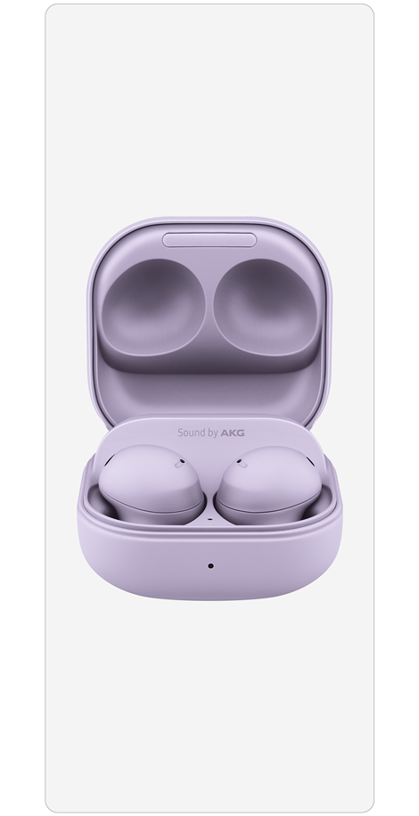 充電ケースに入った Galaxy Buds2 Pro。