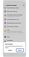 Reset pop-up window.