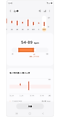 顯示最近記錄的心率螢幕。