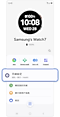 Galaxy Wearable 應用程式中 Galaxy Watch 的主畫面。