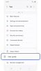 A list of categories to view for tips and access the User guide.