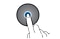 Image of a single tap with a finger