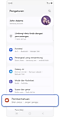 Layar beranda Pengaturan