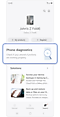 Support tab in Samsung Members
