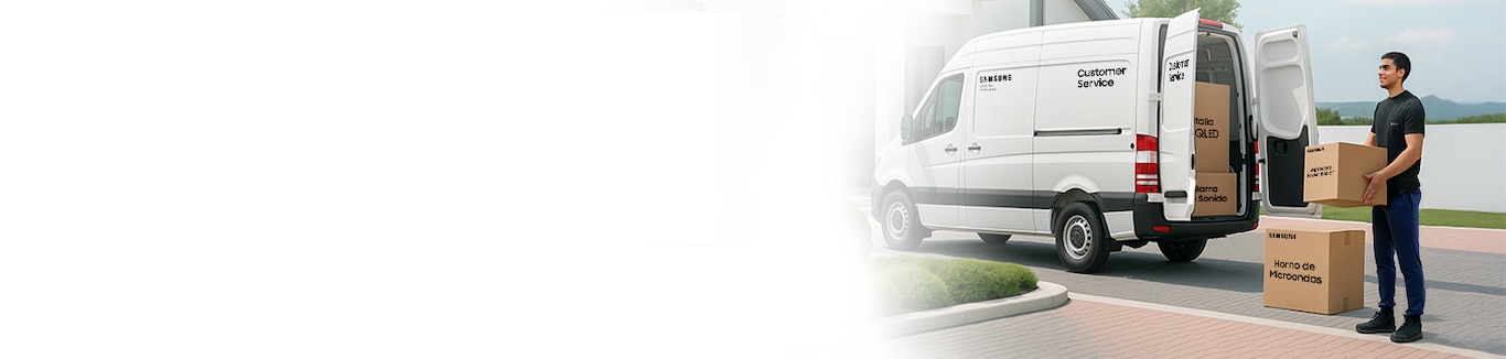Al comprar en Samsung.com te entregamos, instalamos y recolectamos tu equipo en una sola visita
