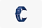 Se coloca una banda deportiva para Galaxy Watch8 | Watch8 Classic en color azul sin el dispositivo.