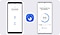 Se muestra un dispositivo Galaxy antiguo junto al nuevo dispositivo Galaxy para realizar Smart Switch. El icono de Smart Switch se encuentra entre ambos. El dispositivo antiguo aparece como conectado, mientras que el nuevo muestra "Transfiriendo datos desde su antiguo teléfono" con un progreso del 63.8%.