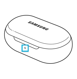 Galaxy buds' case indicator light