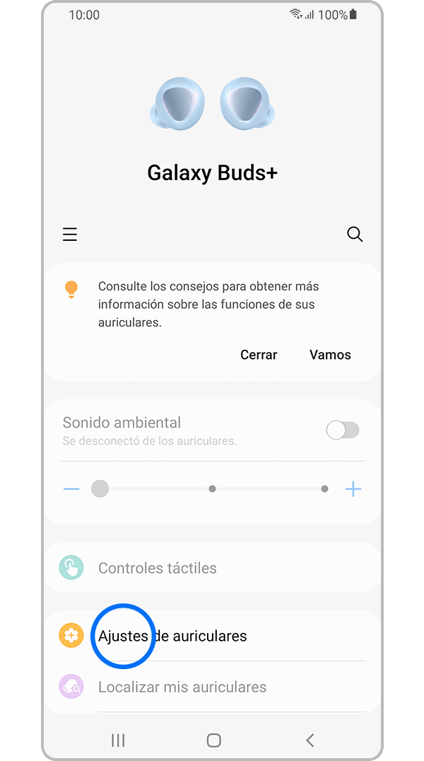 Paso 3. Selecciona Ajustes de auriculares.