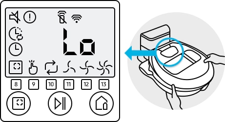 check the powerbot displays lo code