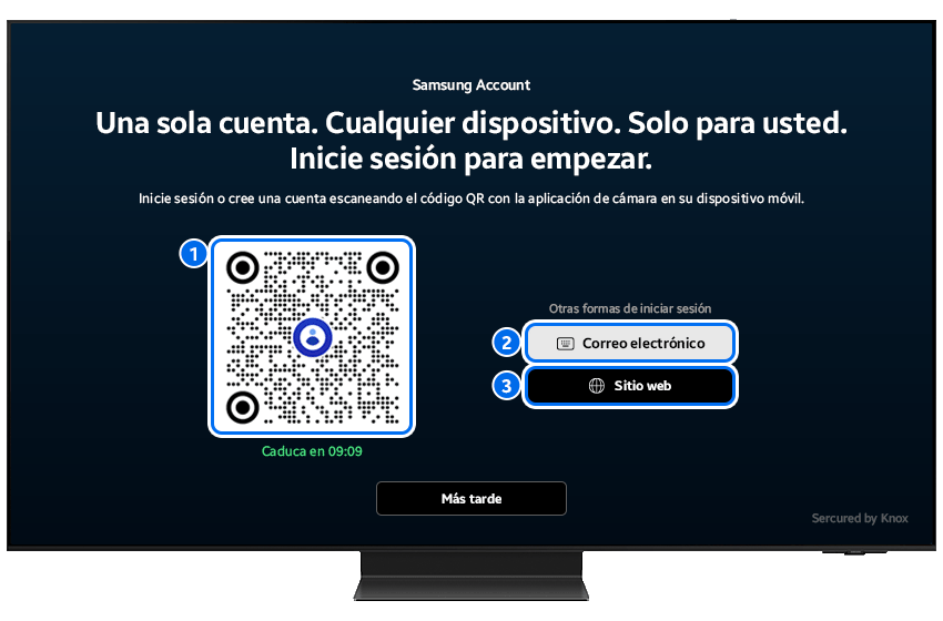 Three entries are highlighted- QR Code, Email address button, and Website button.
