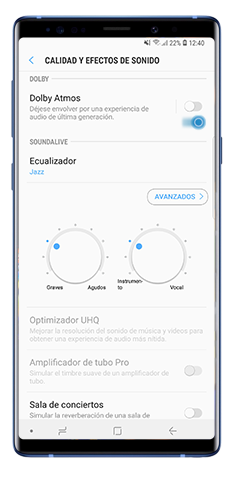 Activar Dolby Atmos