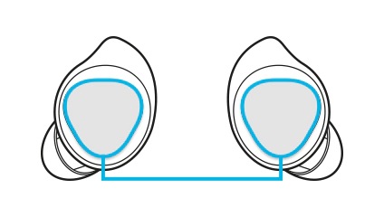 Location of touchpad