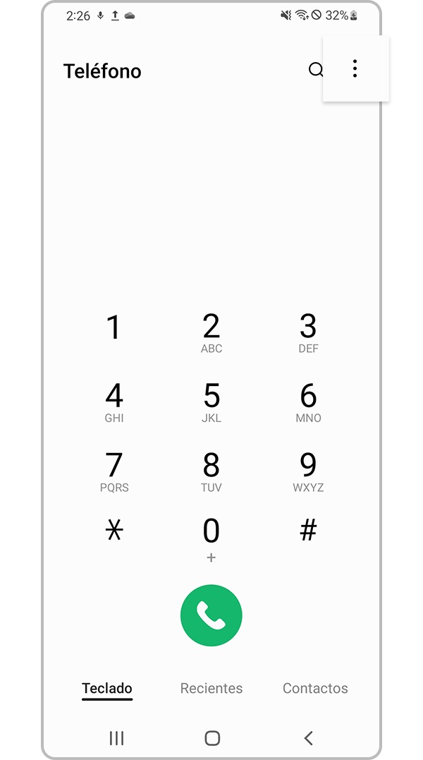 comprobación del dispositivo de bloqueo de números desconocidos paso 1