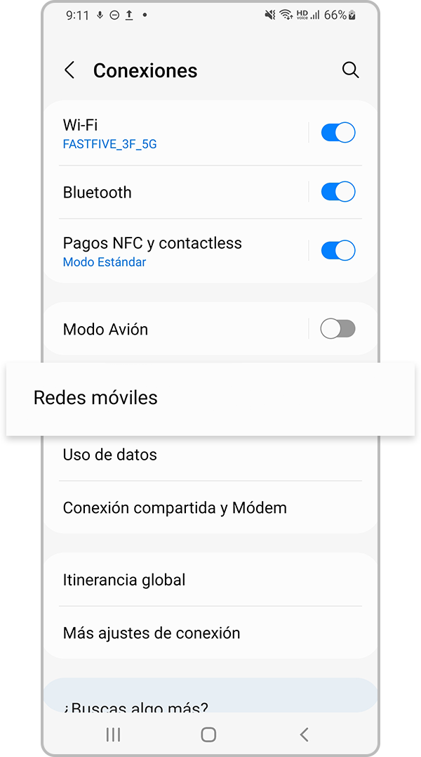 restablecer configuración de red paso 2