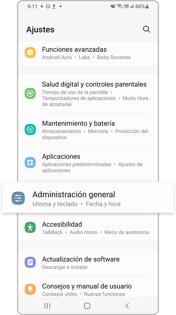 restablecer configuración de red paso 1