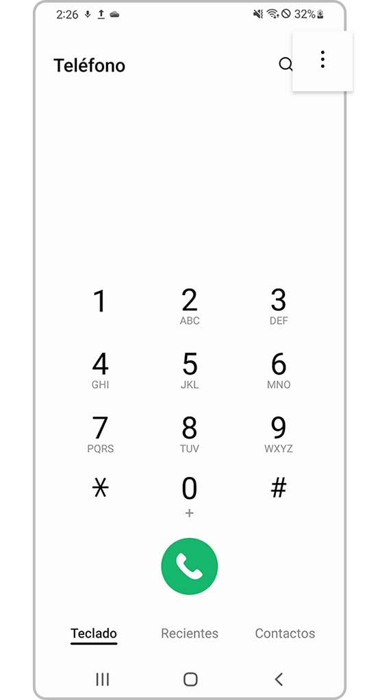 comprobación del dispositivo de bloqueo de números desconocidos paso 1