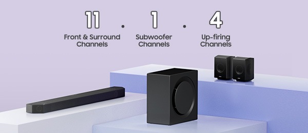Soundbar channel numbers