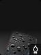 Two smartphones are shown with water splashes around them. A droplet icon shows IP68