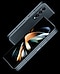 Explore the Z Fold4's display and camera specs now. Two Graygreen Samsung Fold4 phones are seen at a diagonal angle, showing the cover screen and rear camera.