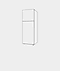 Small refrigerator is up to 60cm wide and up to 300L and above
