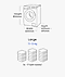Diagram of large washing machine with 11-12kg capacity. Dimensions specified as height 850mm, width 600mm and depth 600-650mm. Below is an illustration of 16-17 bath towels 1 to demonstrate how much laundry you can fit in one load.